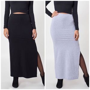 EUC Bundle AA fitted side slit maxi skirts
